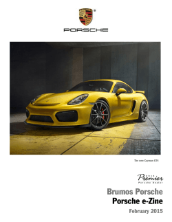 Brumos Porsche Porsche e-Zine