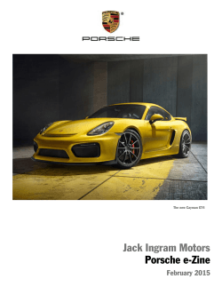 Jack Ingram Motors Porsche e-Zine