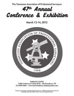 Conference Brochure - Tennessee Association of Professional