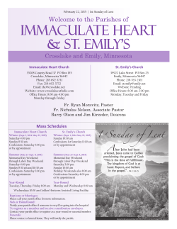 & St. Emily`s Immaculate Heart