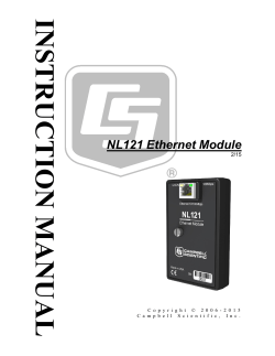 NL121 Ethernet Module