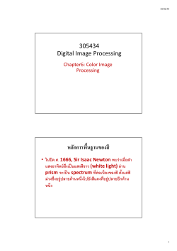 305434 Digital Image Processing