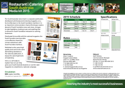 SA - Restaurant and Catering Australia