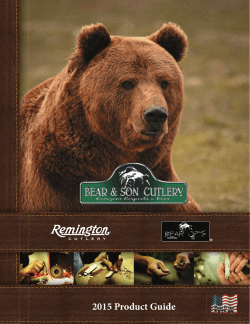Bear & Son Cutlery Catalog