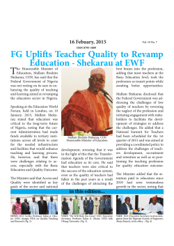 FG Uplifts Teacher Quality to Revamp Education