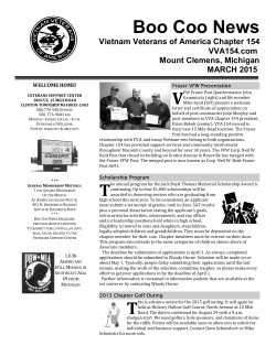 March 2015 - Vietnam Veterans of America