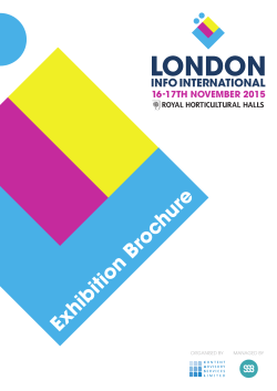 the Exhibition brochure