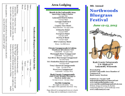 Northwoods Bluegrass Festival June 12
