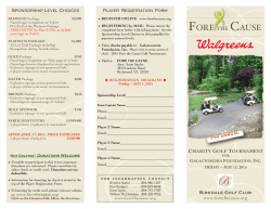 2015 Golf Brochure