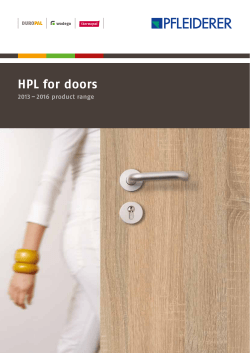 HPL for doors