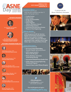ASNE Day 2015 Flyer