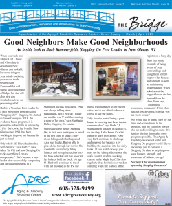 The Bridge Newsletter Mar