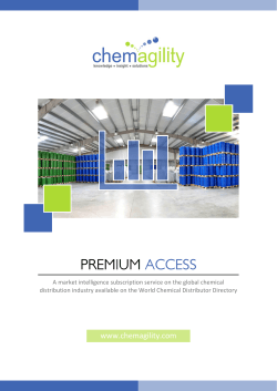 PDF Brochure - Chemagility