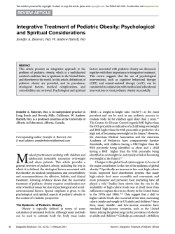 Psychological and Spiritual Considerations