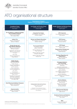 ATO organisational structure