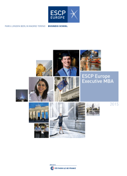 ESCP Europe Executive MBA