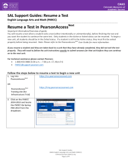 PARCC SAL Guide_Resume a Test