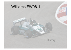 1982 F1 Williams FW08-1