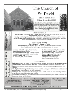 The Church of St. David - John Patrick Publishing Company