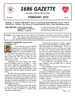 Chapter 1686 February 2015 Newsletter.pub