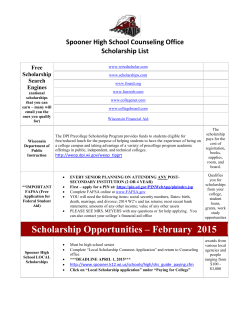 Scholarships - Spooner Area School District