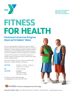 Parkinson`s Exercise Program PALO ALTO FAMILY YMCA