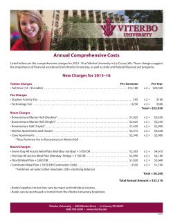 Annual Comprehensive Costs 2015-2016