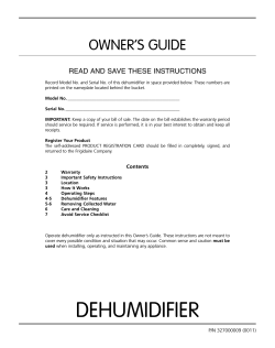 Owners Manual - Encompass Parts