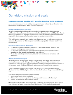 Our vision, mission and goals