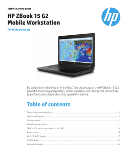 HP ZBook 15 G2 Mobile Workstation