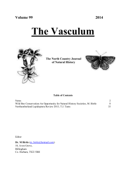 2014 - The Vasculum