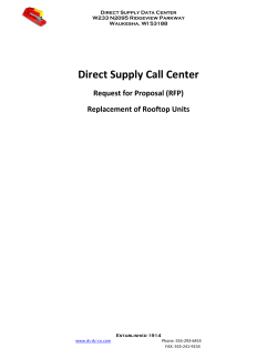 Direct Supply Call Center Request for Proposal (RFP)
