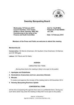 Agenda - Swanley Town Council
