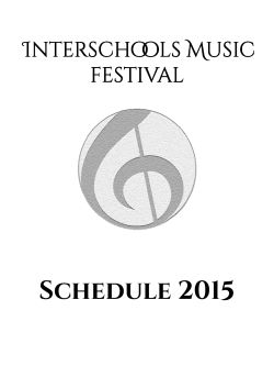 Room MA3/MA4 - interschools music festival 2015