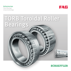 TORB Toroidal Roller Bearings