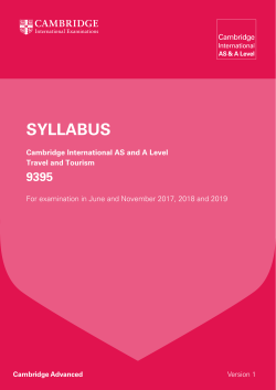 2017 Syllabus - Cambridge International Examinations