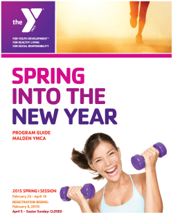 Spring 1 Program Guide