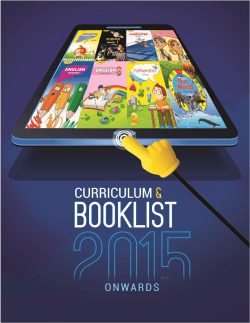 SMS: Curriculum Booklist – All classes
