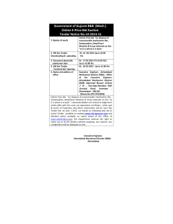 Online E-Price Bid Auction Tender Notice No-14-2014-15
