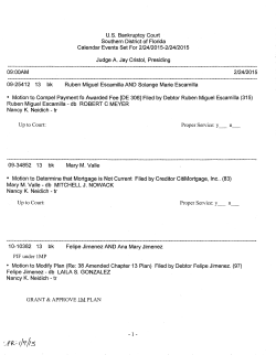 Draft 2/20/2015 - Office of the Chapter 13 Standing Trustee