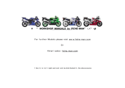 # * WORKSHOP MANUALS by FICHE-MAN" -.<* -ф