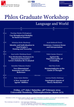 Phlox Graduate Workshop