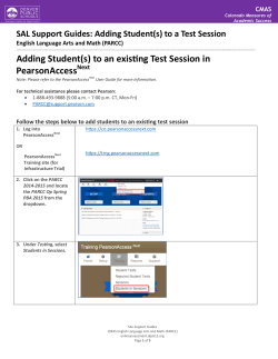 PARCC SAL Guide_Adding Students to a Test Session