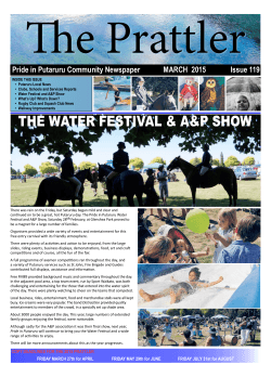 THE WATER FESTIVAL & A&P SHOW