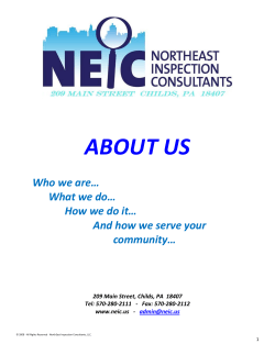ABOUT US - Neic.us