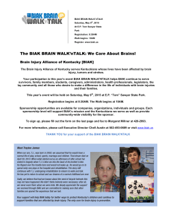 The BIAK BRAIN WALK`nTALK: We Care About Brains!
