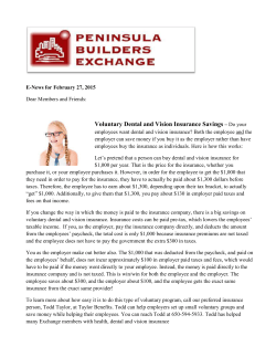 Weekly Bulletin - Peninsula Builders Exchange