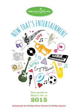 Entertainment Guide.