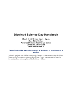 District 9 Science Day Handbook
