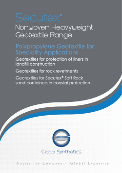 Secutex Brochure - Global Synthetics
